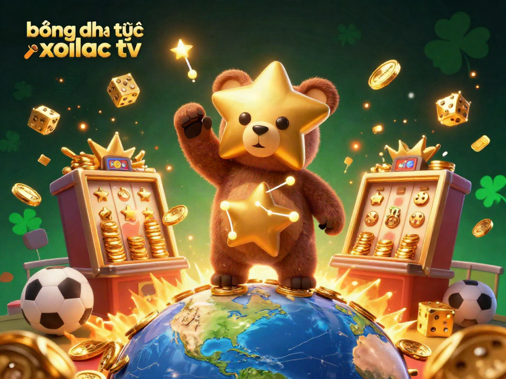 Watch bóng đá trực tuyến xoilac tv with a spectacular cosmic casino scene depicting winnings and rich colors.