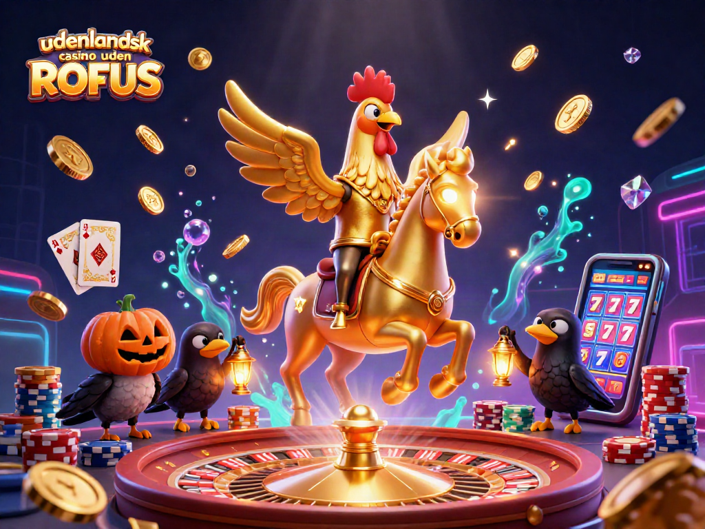 Experience the excitement of udenlandsk casino uden ROFUS with a captivating casino scene.