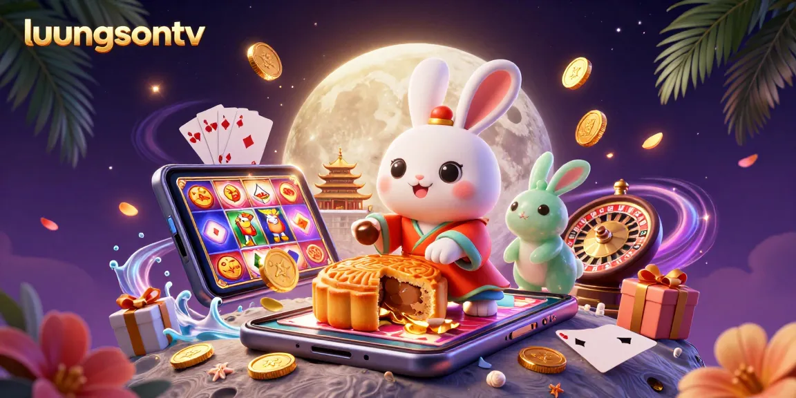 luongsontv presents a vibrant casino scene with lively characters and dynamic gaming elements