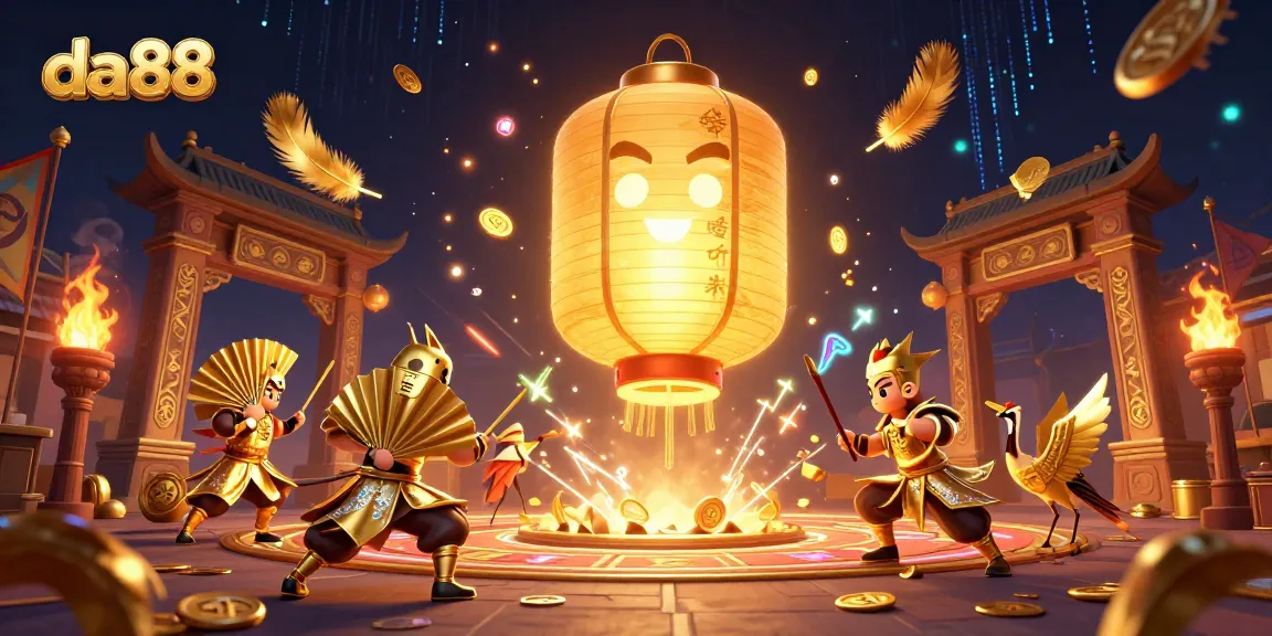 Join the adventure at da88 with golden luck symbols and vibrant casino spirits.
