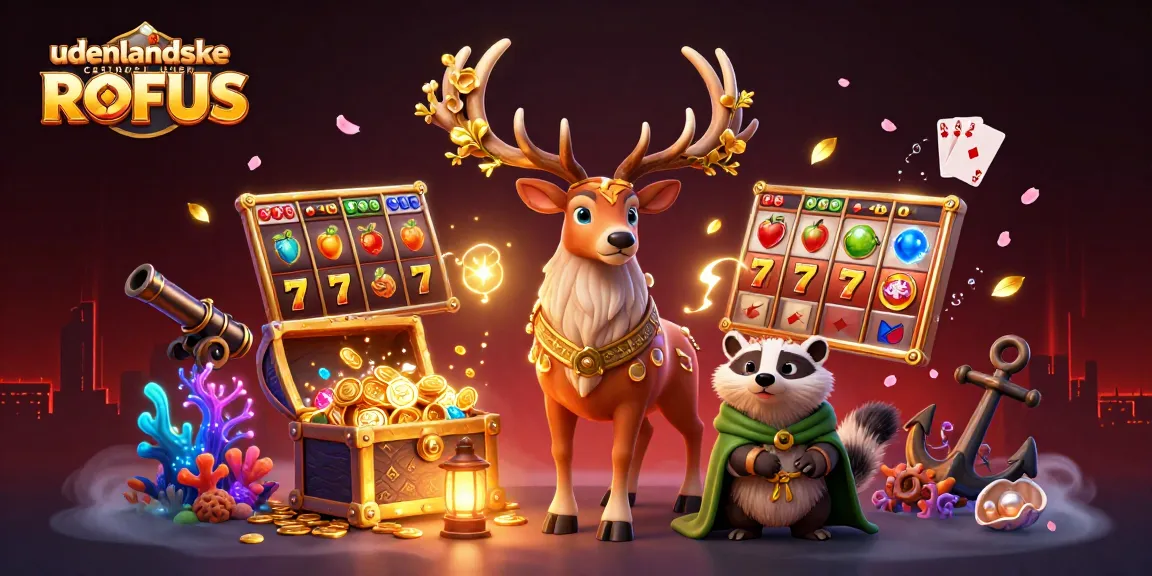 Engage with udenlandske casinoer uden ROFUS through vibrant slot games and a fantasy-inspired scene.