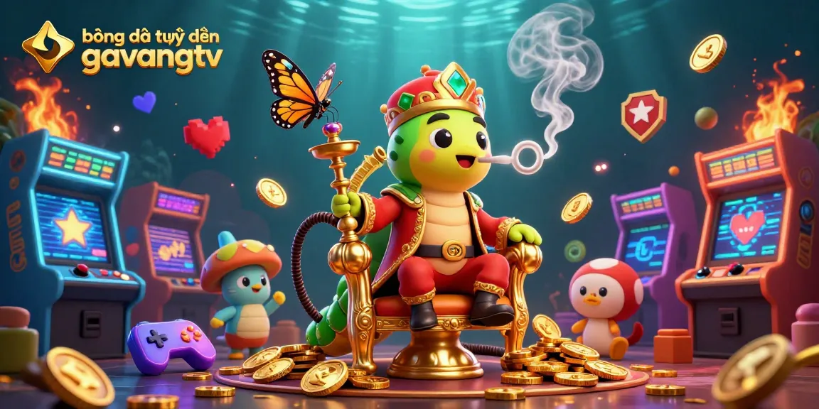 bóng đá trực tuyến gavangtv showcases sports betting innovation with a vibrant 3D casino illustration.