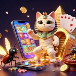 GK88 offers exciting casino bonuses with animated characters in a vibrant casino scene.