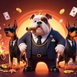 Bet on ok9's exciting features, with a mafia boss bulldog and bodyguard Dobermans amidst exploding treasures.